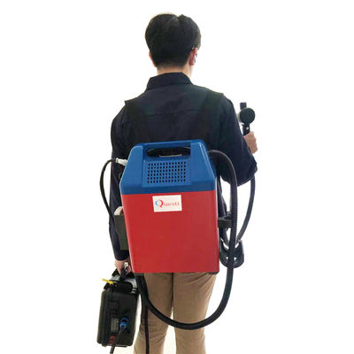 100W लिथियम बैटरी फाइबर लेजर सफाई मशीन धातु पत्थर लकड़ी के लिए जंग Remal