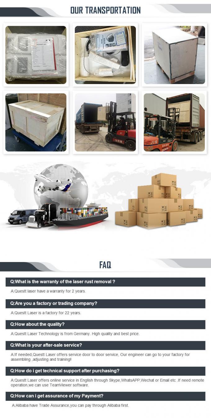 पल्स 200w 300w सूटकेस फाइबर लेजर सफाई मशीन जंग हटाने की मशीन 14